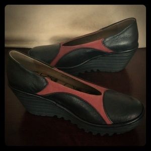 Fly  leather wedges